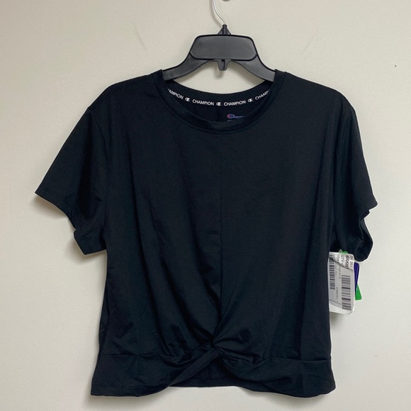 Champion Sport Twist T Shirt Black Size XL - Picture 1 of 5